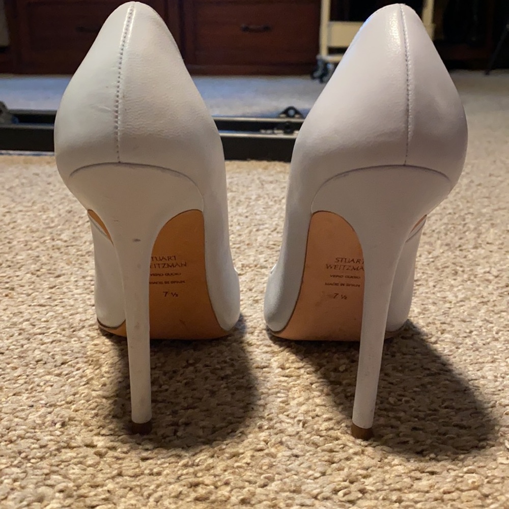 Stuart Weitzman The ANNY 105 Aqua Ice Nappa - Picture 3 of 4